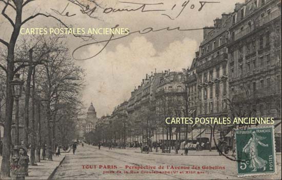 Cartes postales anciennes > CARTES POSTALES > carte postale ancienne > cartes-postales-ancienne.com Ile de france Paris Paris 13eme