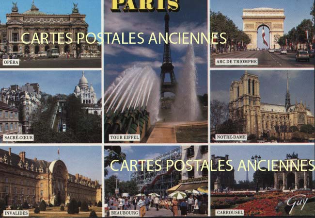 Cartes postales anciennes > CARTES POSTALES > carte postale ancienne > cartes-postales-ancienne.com Ile de france Paris Paris