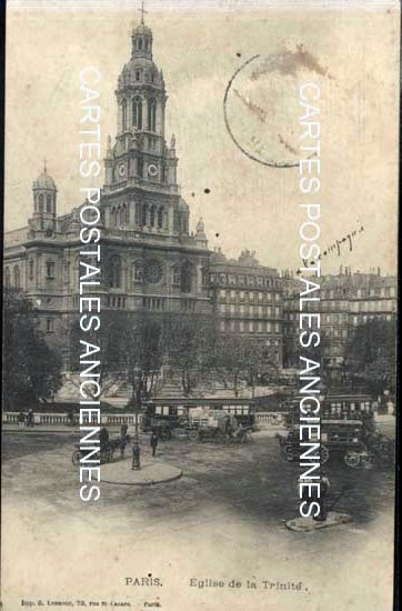 Cartes postales anciennes > CARTES POSTALES > carte postale ancienne > cartes-postales-ancienne.com Ile de france Paris Paris 9eme