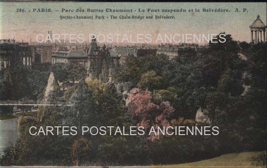 Cartes postales anciennes > CARTES POSTALES > carte postale ancienne > cartes-postales-ancienne.com Ile de france Paris Paris 19eme