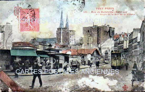 Cartes postales anciennes > CARTES POSTALES > carte postale ancienne > cartes-postales-ancienne.com Ile de france Paris Paris 20eme