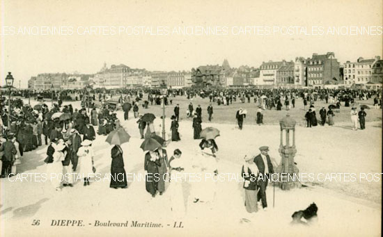 Cartes postales anciennes > CARTES POSTALES > carte postale ancienne > cartes-postales-ancienne.com Normandie Seine maritime Dieppe