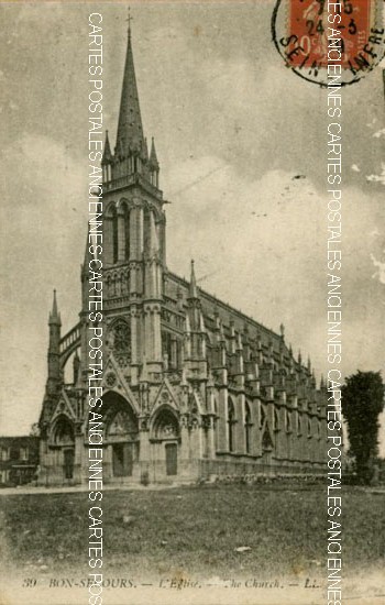 Cartes postales anciennes > CARTES POSTALES > carte postale ancienne > cartes-postales-ancienne.com Normandie Seine maritime Bonsecours
