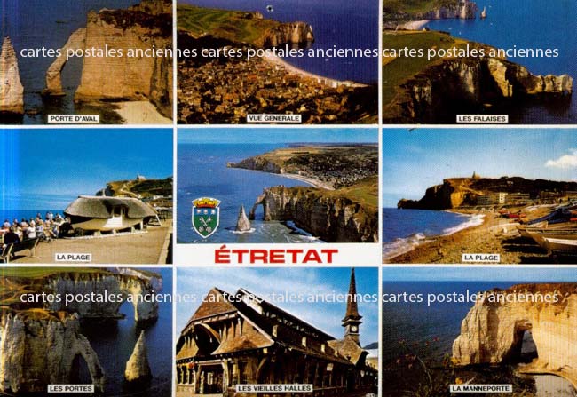 Cartes postales anciennes > CARTES POSTALES > carte postale ancienne > cartes-postales-ancienne.com Normandie Seine maritime Etretat
