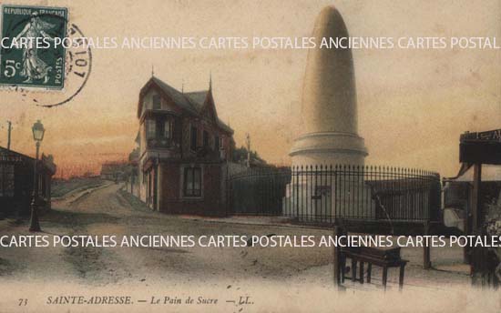 Cartes postales anciennes > CARTES POSTALES > carte postale ancienne > cartes-postales-ancienne.com Normandie Seine maritime Sainte Adresse