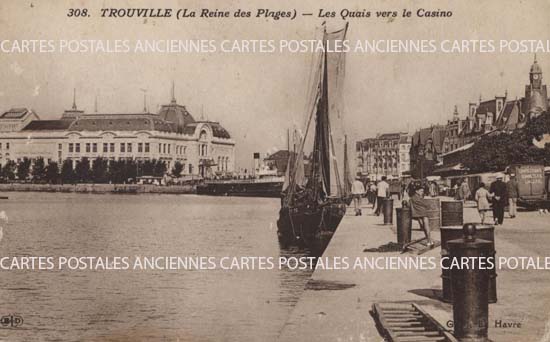 Cartes postales anciennes > CARTES POSTALES > carte postale ancienne > cartes-postales-ancienne.com Calvados  Trouville Sur Mer