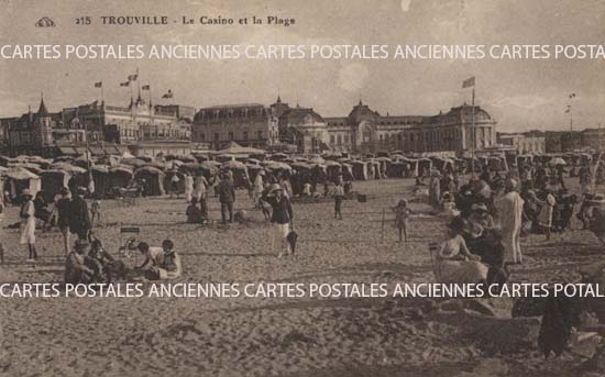 Cartes postales anciennes > CARTES POSTALES > carte postale ancienne > cartes-postales-ancienne.com Calvados  Trouville Sur Mer