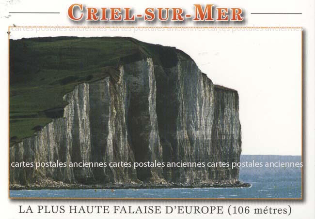 Cartes postales anciennes > CARTES POSTALES > carte postale ancienne > cartes-postales-ancienne.com Normandie Seine maritime Criel Sur Mer