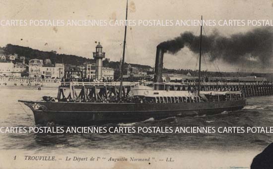 Cartes postales anciennes > CARTES POSTALES > carte postale ancienne > cartes-postales-ancienne.com Normandie Seine maritime Trouville Alliquerville