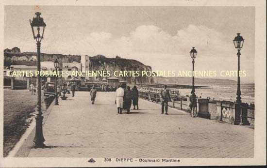 Cartes postales anciennes > CARTES POSTALES > carte postale ancienne > cartes-postales-ancienne.com Normandie Seine maritime Dieppe