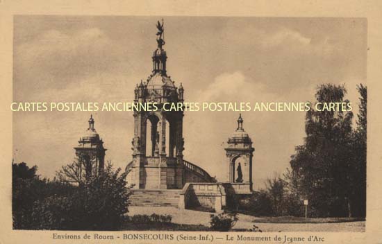 Cartes postales anciennes > CARTES POSTALES > carte postale ancienne > cartes-postales-ancienne.com Normandie Seine maritime Bonsecours