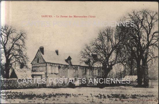 Cartes postales anciennes > CARTES POSTALES > carte postale ancienne > cartes-postales-ancienne.com Normandie Seine maritime Sahurs