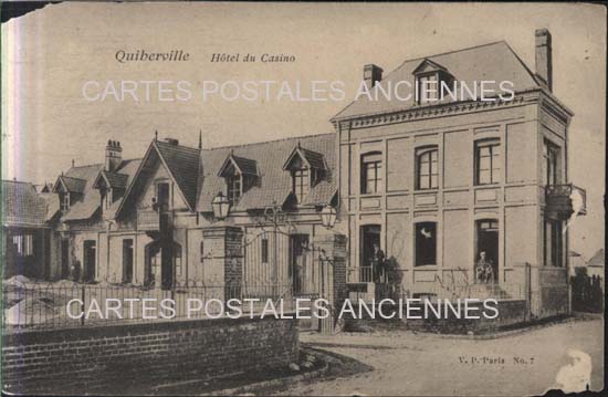 Cartes postales anciennes > CARTES POSTALES > carte postale ancienne > cartes-postales-ancienne.com Normandie Seine maritime Quiberville