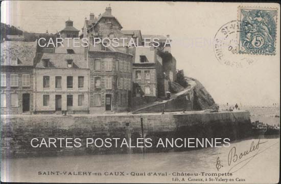 Cartes postales anciennes > CARTES POSTALES > carte postale ancienne > cartes-postales-ancienne.com Normandie Seine maritime Saint Valery En Caux