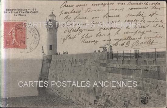 Cartes postales anciennes > CARTES POSTALES > carte postale ancienne > cartes-postales-ancienne.com Normandie Seine maritime Saint Valery En Caux