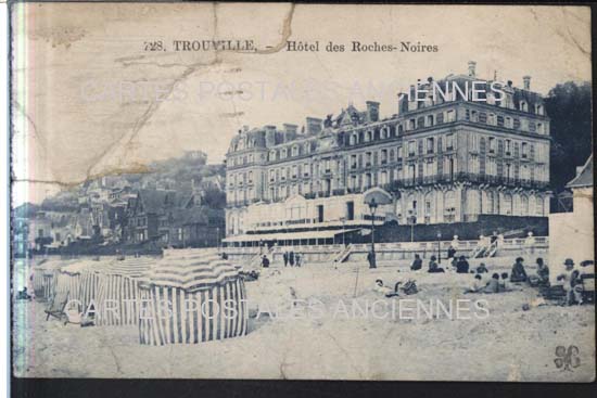 Cartes postales anciennes > CARTES POSTALES > carte postale ancienne > cartes-postales-ancienne.com Normandie Seine maritime Trouville Alliquerville