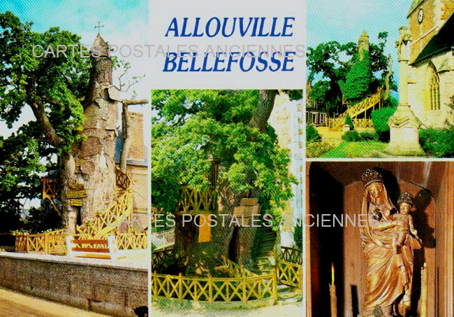 Cartes postales anciennes > CARTES POSTALES > carte postale ancienne > cartes-postales-ancienne.com Normandie Seine maritime Allouville Bellefosse
