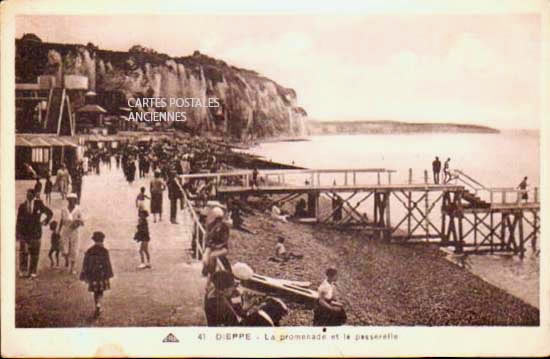 Cartes postales anciennes > CARTES POSTALES > carte postale ancienne > cartes-postales-ancienne.com Normandie Dieppe