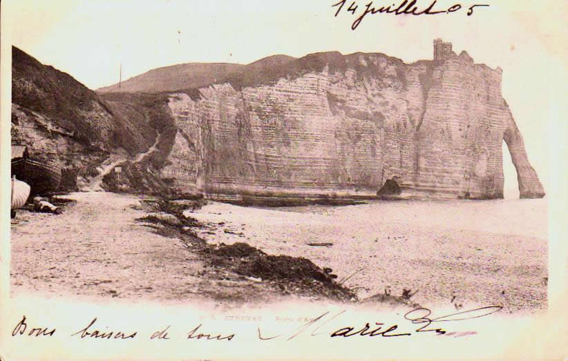 Cartes postales anciennes > CARTES POSTALES > carte postale ancienne > cartes-postales-ancienne.com Normandie Seine maritime Etretat