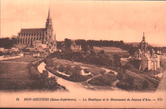 Cartes postales anciennes > CARTES POSTALES > carte postale ancienne > cartes-postales-ancienne.com Normandie Seine maritime Bonsecours