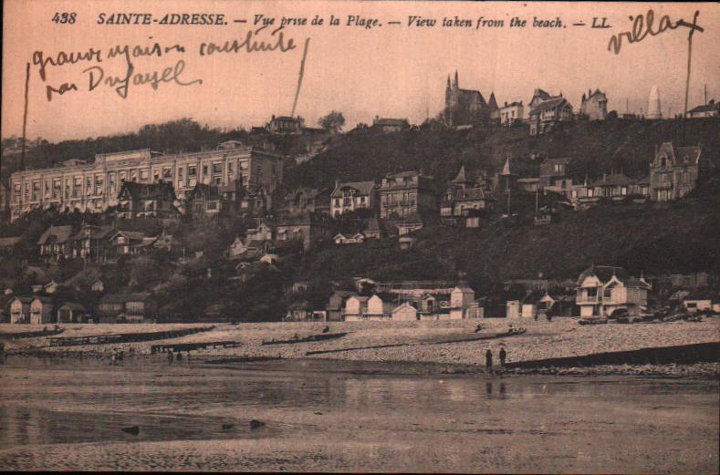 Cartes postales anciennes > CARTES POSTALES > carte postale ancienne > cartes-postales-ancienne.com Normandie Sainte Adresse
