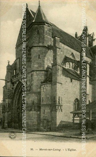 Cartes postales anciennes > CARTES POSTALES > carte postale ancienne > cartes-postales-ancienne.com Ile de france Seine et marne Moret Sur Loing