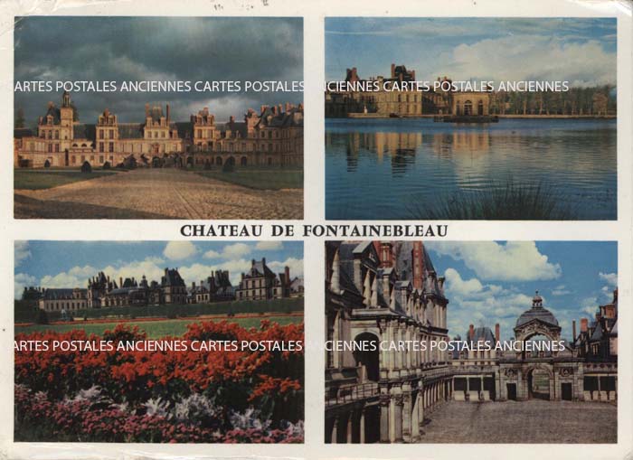 Cartes postales anciennes > CARTES POSTALES > carte postale ancienne > cartes-postales-ancienne.com Ile de france Seine et marne Fontainebleau