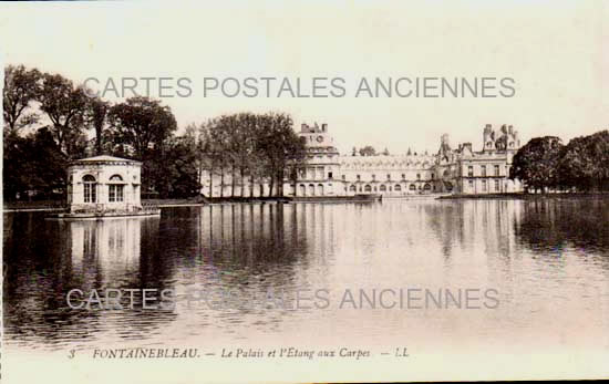 Cartes postales anciennes > CARTES POSTALES > carte postale ancienne > cartes-postales-ancienne.com Ile de france Seine et marne Fontainebleau