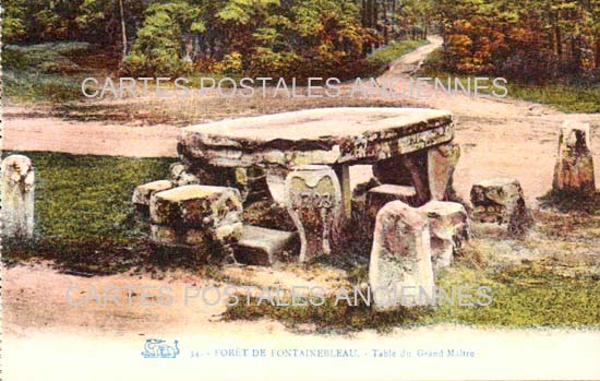 Cartes postales anciennes > CARTES POSTALES > carte postale ancienne > cartes-postales-ancienne.com Ile de france Seine et marne Fontainebleau