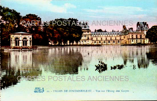 Cartes postales anciennes > CARTES POSTALES > carte postale ancienne > cartes-postales-ancienne.com Ile de france Seine et marne Fontainebleau