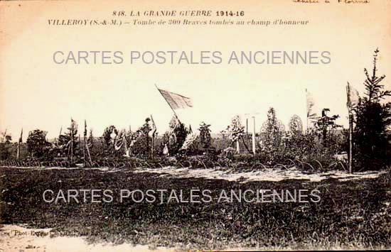 Cartes postales anciennes > CARTES POSTALES > carte postale ancienne > cartes-postales-ancienne.com Ile de france Seine et marne Villeroy