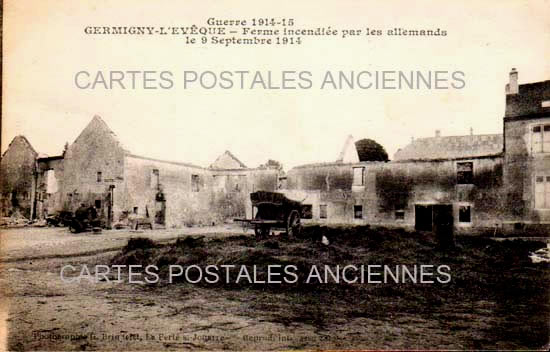 Cartes postales anciennes > CARTES POSTALES > carte postale ancienne > cartes-postales-ancienne.com Ile de france Seine et marne Germigny l'Eveque