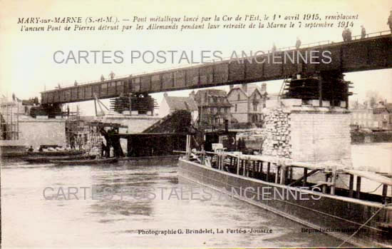 Cartes postales anciennes > CARTES POSTALES > carte postale ancienne > cartes-postales-ancienne.com Ile de france Seine et marne Mary Sur Marne