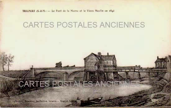 Cartes postales anciennes > CARTES POSTALES > carte postale ancienne > cartes-postales-ancienne.com Ile de france Seine et marne Trilport