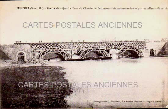 Cartes postales anciennes > CARTES POSTALES > carte postale ancienne > cartes-postales-ancienne.com Ile de france Seine et marne Trilport