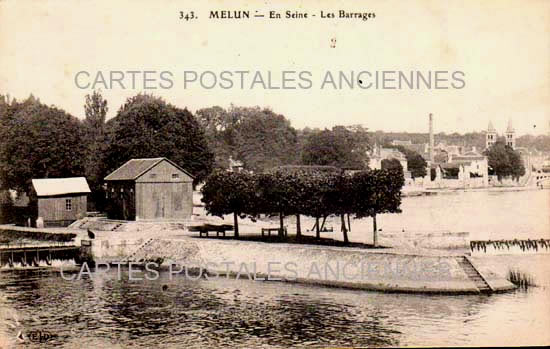 Cartes postales anciennes > CARTES POSTALES > carte postale ancienne > cartes-postales-ancienne.com Ile de france Seine et marne Melun
