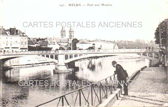 Cartes postales anciennes > CARTES POSTALES > carte postale ancienne > cartes-postales-ancienne.com Ile de france Seine et marne Melun