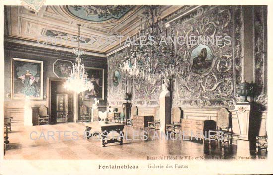 Cartes postales anciennes > CARTES POSTALES > carte postale ancienne > cartes-postales-ancienne.com Ile de france Seine et marne Fontainebleau