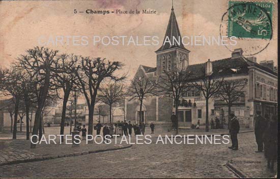 Cartes postales anciennes > CARTES POSTALES > carte postale ancienne > cartes-postales-ancienne.com Ile de france Seine et marne Champs Sur Marne