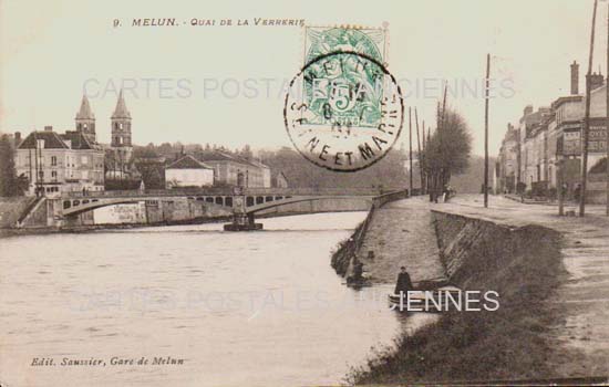 Cartes postales anciennes > CARTES POSTALES > carte postale ancienne > cartes-postales-ancienne.com Ile de france Seine et marne Melun