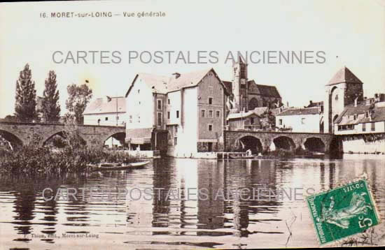 Cartes postales anciennes > CARTES POSTALES > carte postale ancienne > cartes-postales-ancienne.com Ile de france Seine et marne Moret Sur Loing