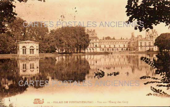 Cartes postales anciennes > CARTES POSTALES > carte postale ancienne > cartes-postales-ancienne.com Ile de france Seine et marne Fontainebleau