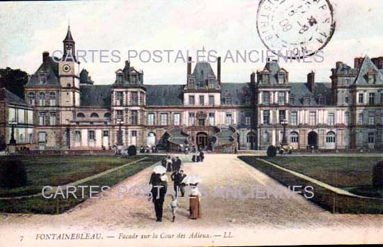 Cartes postales anciennes > CARTES POSTALES > carte postale ancienne > cartes-postales-ancienne.com Ile de france Seine et marne Fontainebleau