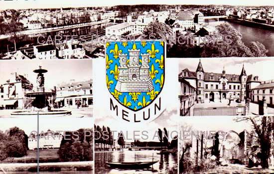 Cartes postales anciennes > CARTES POSTALES > carte postale ancienne > cartes-postales-ancienne.com Ile de france Seine et marne Melun