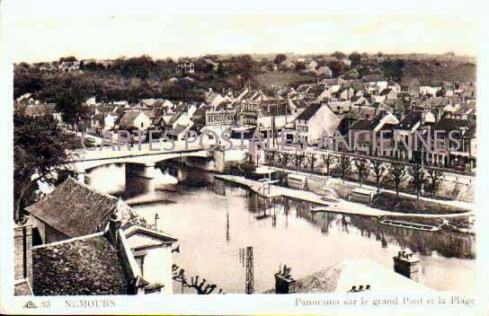 Cartes postales anciennes > CARTES POSTALES > carte postale ancienne > cartes-postales-ancienne.com Ile de france Seine et marne Nemours