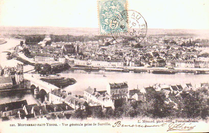 Cartes postales anciennes > CARTES POSTALES > carte postale ancienne > cartes-postales-ancienne.com Ile de france Seine et marne Montereau Faut Yonne