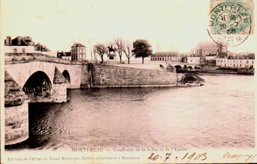 Cartes postales anciennes > CARTES POSTALES > carte postale ancienne > cartes-postales-ancienne.com Ile de france Seine et marne Montereau Faut Yonne