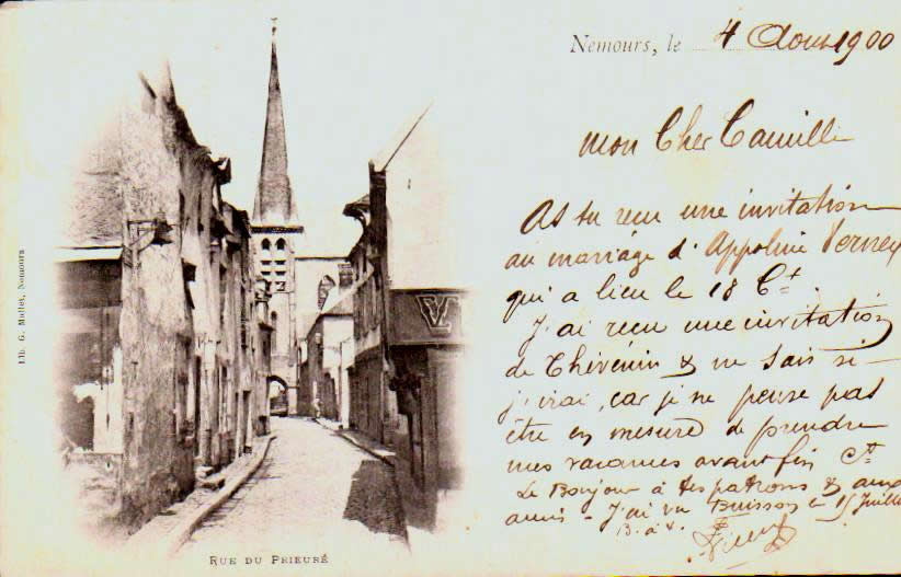 Cartes postales anciennes > CARTES POSTALES > carte postale ancienne > cartes-postales-ancienne.com Ile de france Seine et marne Nemours
