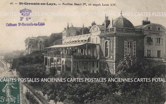 Cartes postales anciennes > CARTES POSTALES > carte postale ancienne > cartes-postales-ancienne.com Ile de france Yvelines Saint Germain En Laye