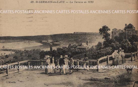 Cartes postales anciennes > CARTES POSTALES > carte postale ancienne > cartes-postales-ancienne.com Ile de france Yvelines Saint Germain En Laye